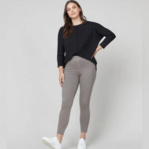 Spanx Jean-Ish Leggings Gray Womens size L